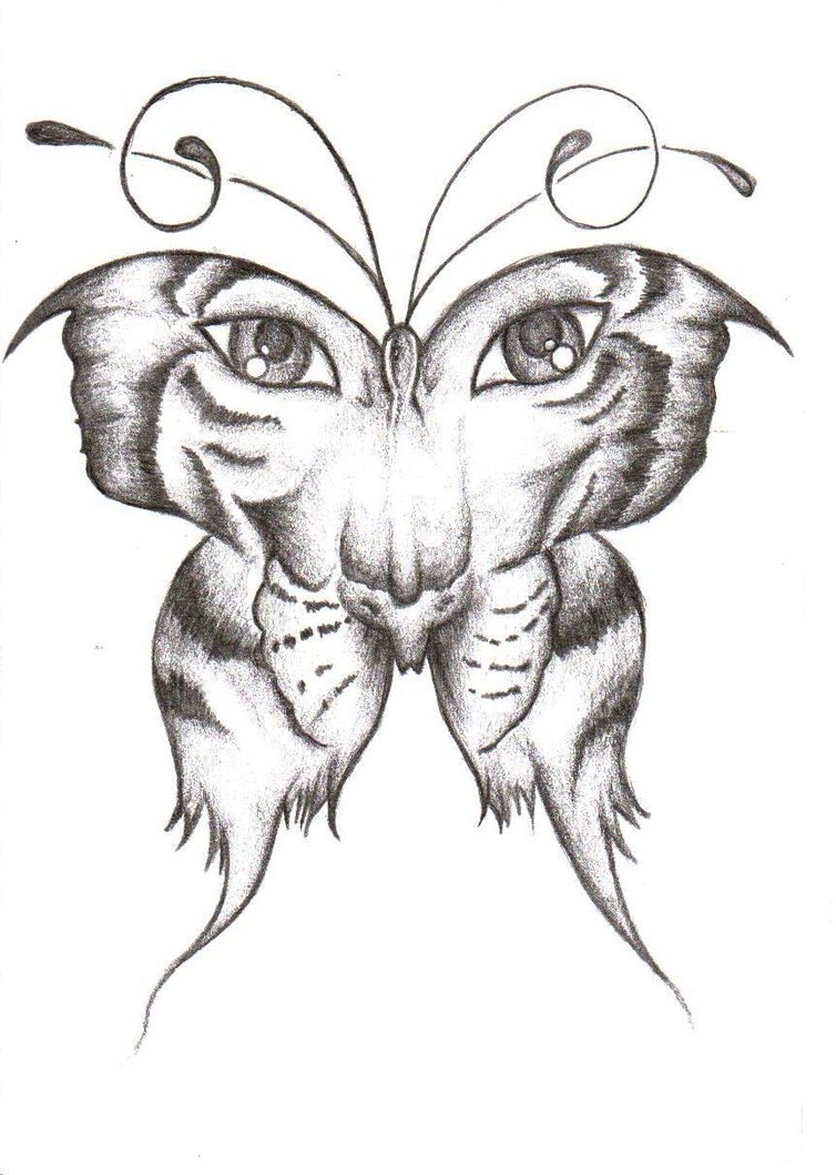 754x1059 Butterfly Ideas Drawing Have A Tattoo Like This Already