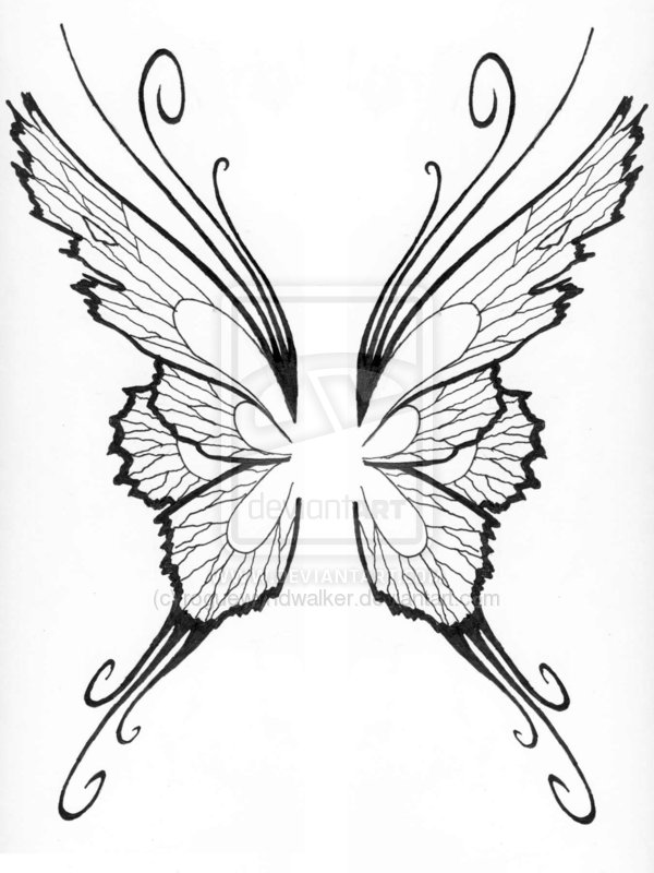 600x800 Corner Tattoos Fairy Wings Tattoo Designs Ideas