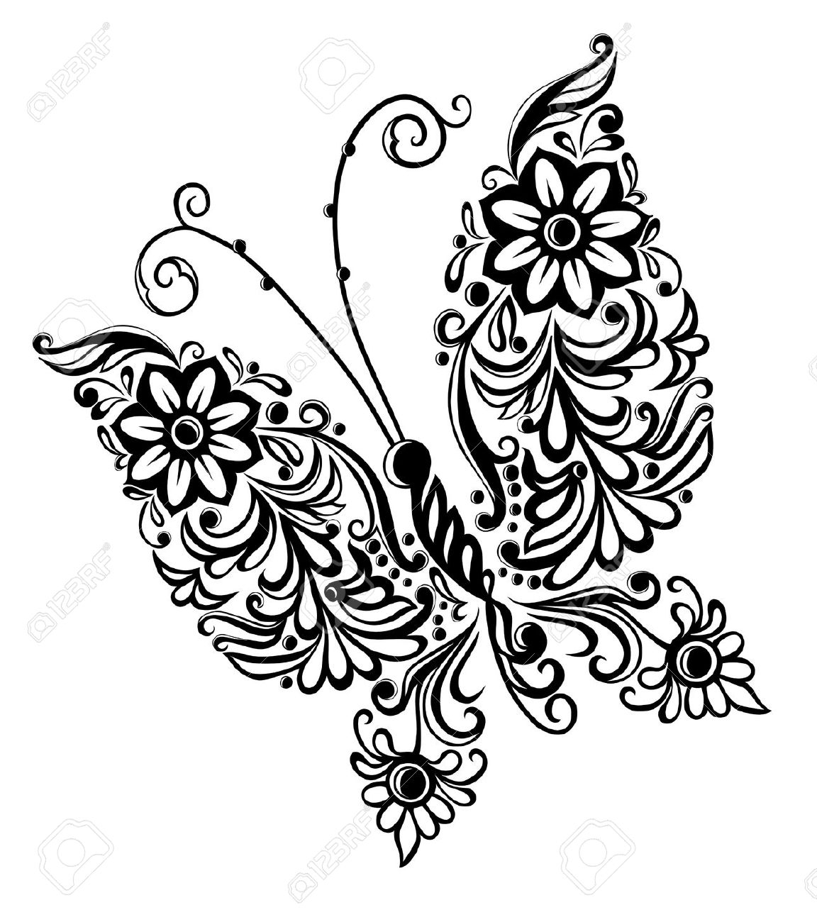 1152x1300 Black And White Butterfly Drawing Black And White Butterfly