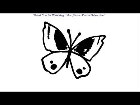 480x360 How To Draw A Beautiful Butterfly
