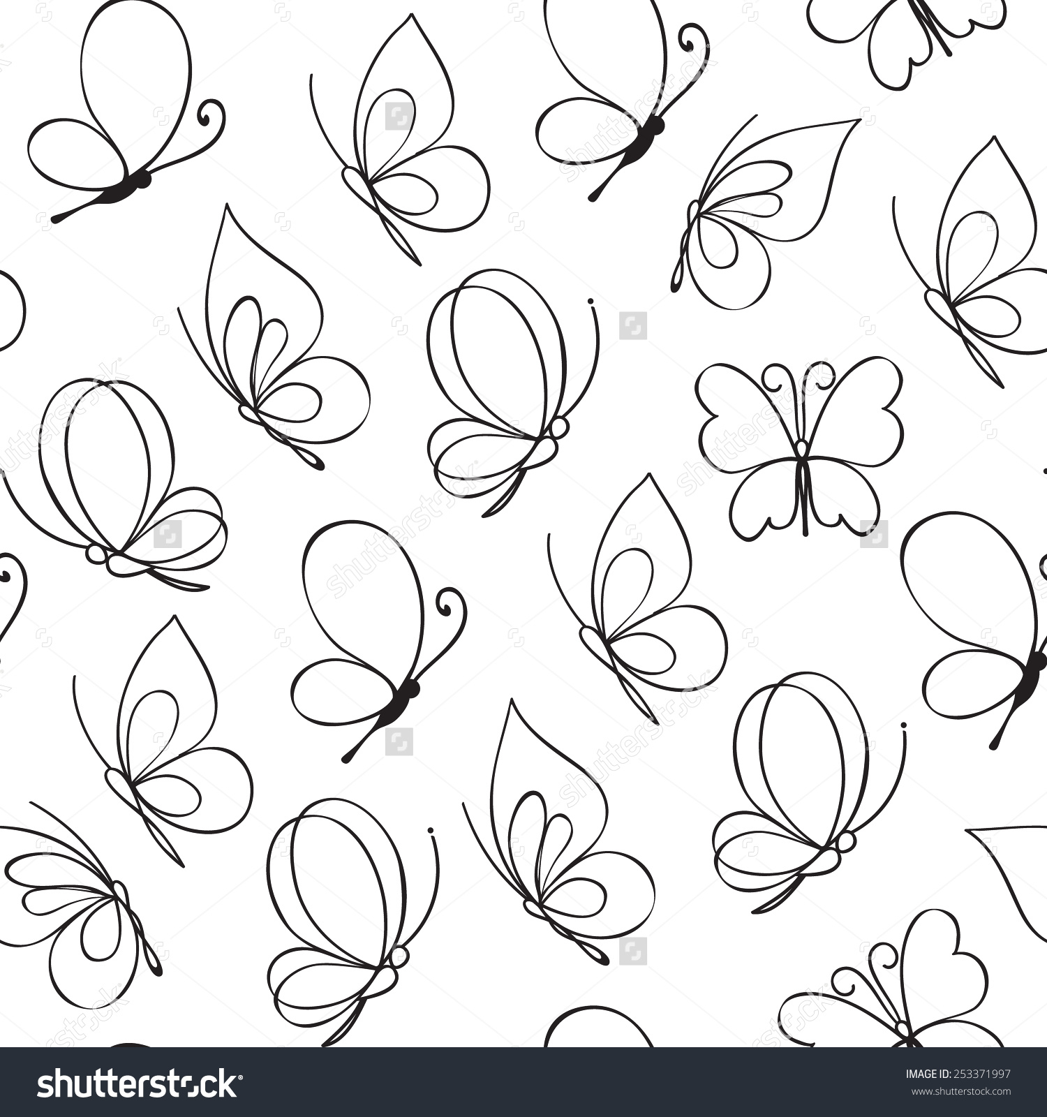 1500x1600 Simple Drawing Of Butterfly Simple Butterfly Pictures