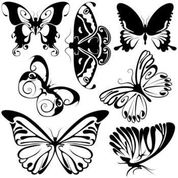 350x350 Celtic Butterfly Tattoo Sketch Design Ideas