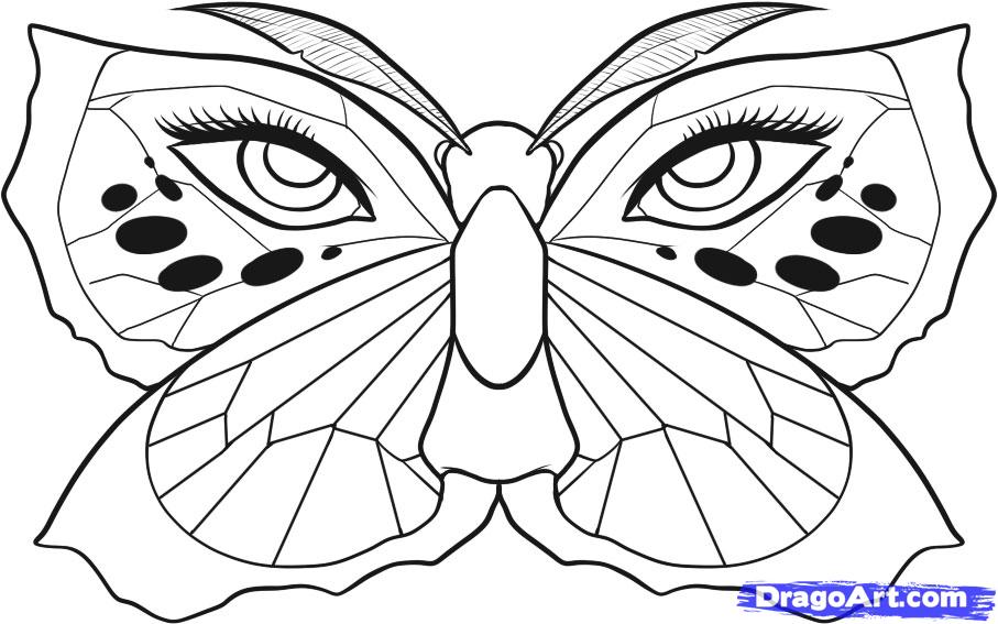 907x567 How To Draw A Butterfly Tattoo, Step By Step, Tattoos, Pop Culture