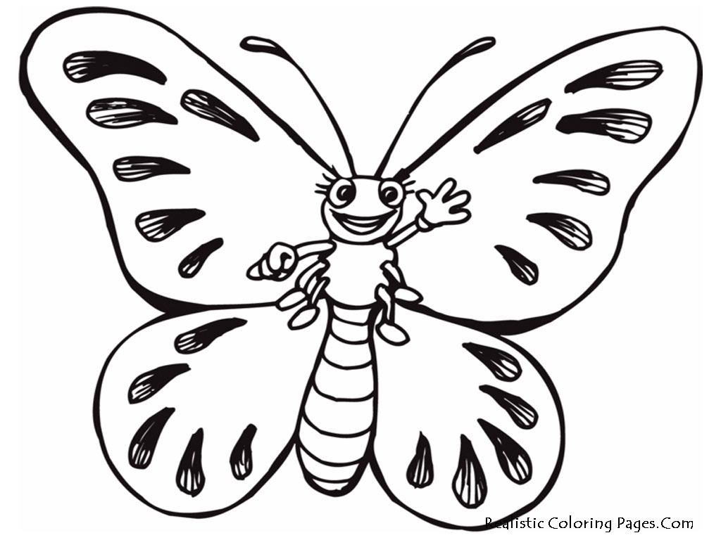 1024x768 Drawing Butterfly For Kids How To Draw A Butterfly