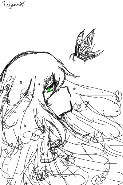 400x600 Butterfly Girl By Taiyou67