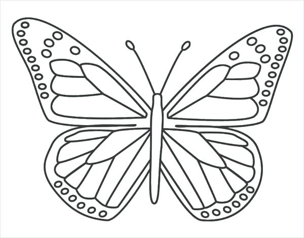 600x470 Coloring Page Butterfly Monarch Butterfly Coloring Page Coloring