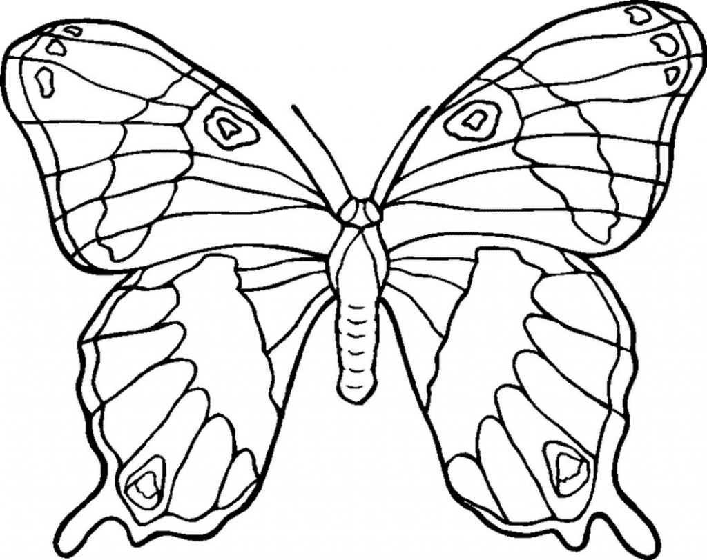 1024x812 Httpcolorings.cofree Coloring Pages Flowers And Butterflies