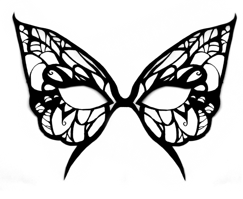 806x660 Drawn Butterfly Filigree Butterfly