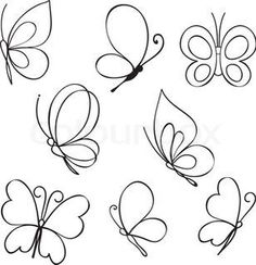 236x244 Simple Butterfly Line Drawing Tattoo Inspiration