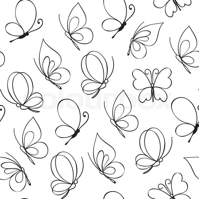 800x800 Business Logo Butterfly Pattern, Hand