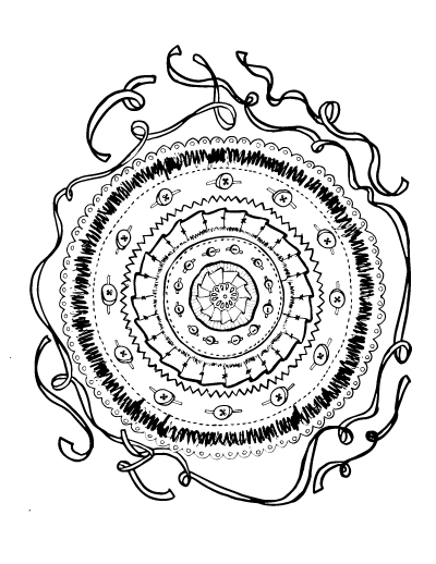 400x518 Cool Mandala Coloring Pages For Adults