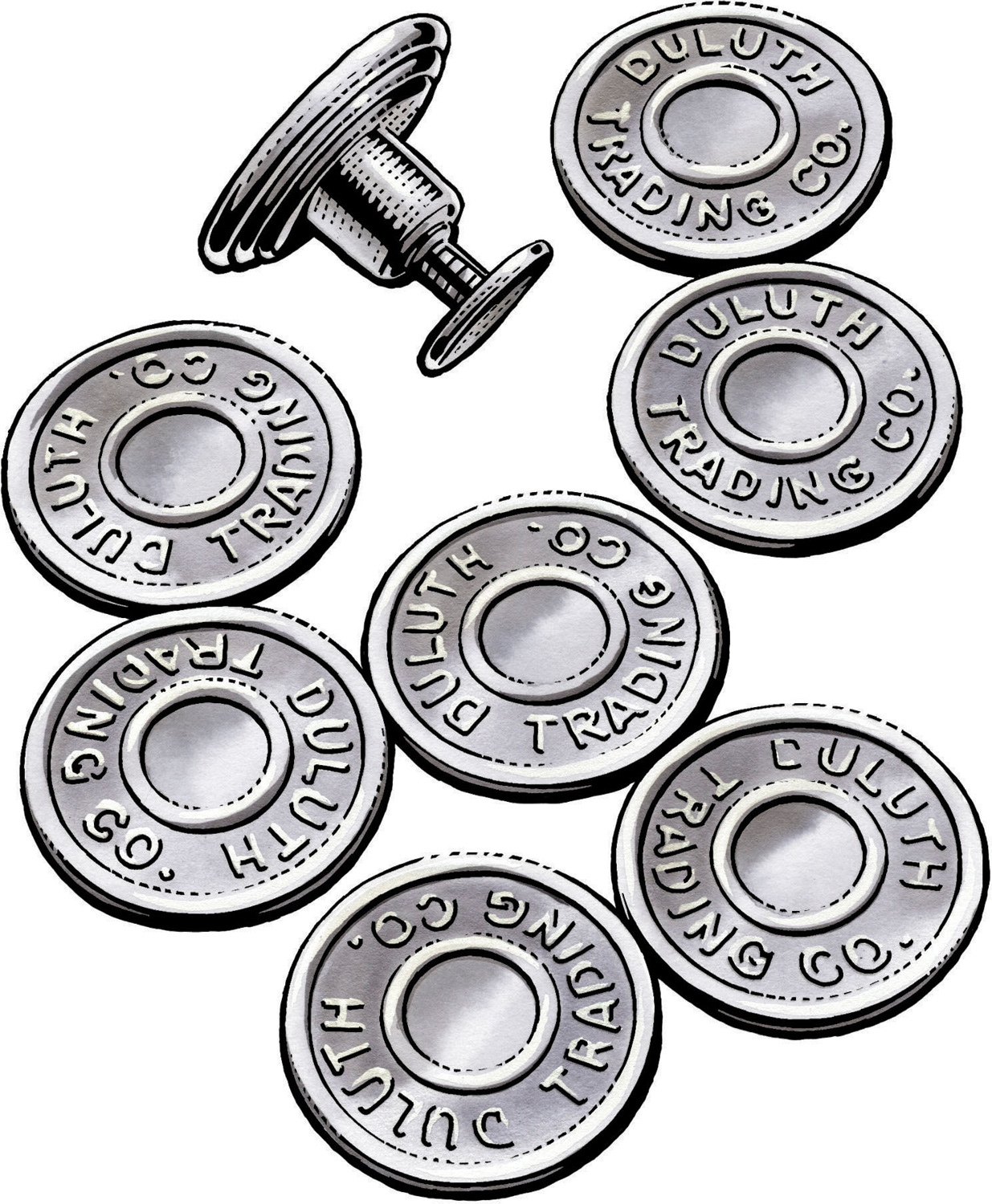 1235x1500 Antique Silver Buttons