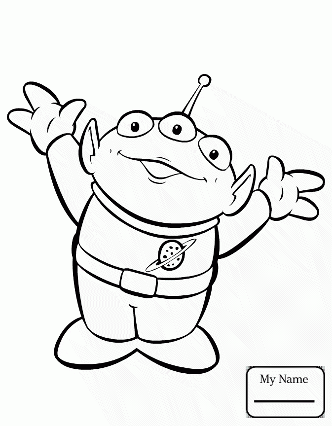 673x864 Cartoons Buzz Is Drawing Toy Story Coloring Pages For Kids