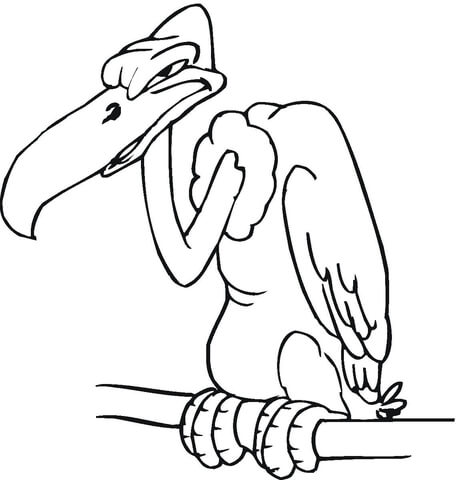 458x480 Buzzard Coloring Page Free Printable Coloring Pages