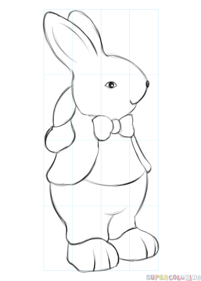 411x575 Guaranteed Easter Bunny Drawings Drawing Eggs