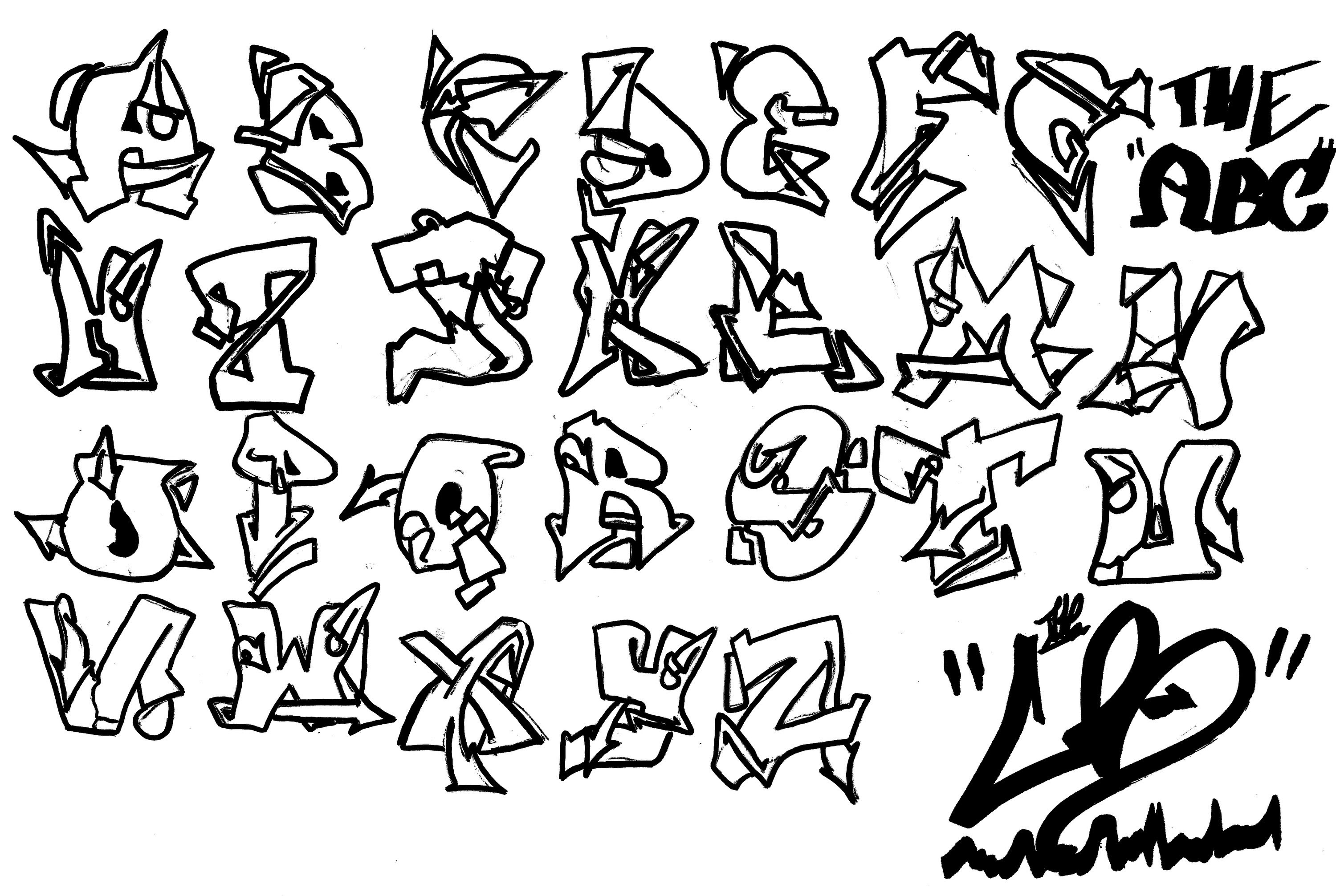 3000x2013 How Draw 3d Graffiti Art 3d Graffiti Drawing Alphabets How