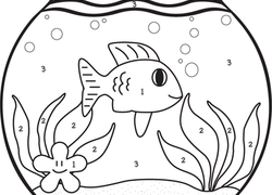 250x180 Color By Number Coloring Pages Amp Printables