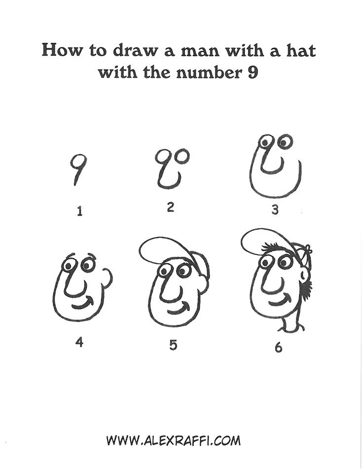736x952 The Best Drawing With Numbers Ideas On Number