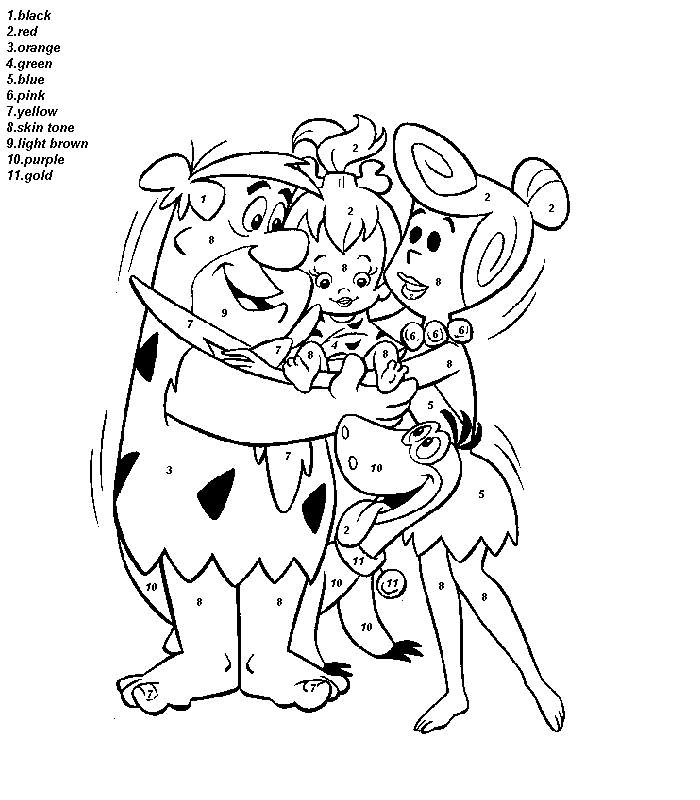 700x800 Color By Number Coloring Pages Color By Number Coloring Pages