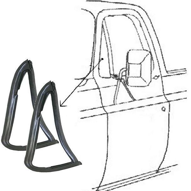 610x610 Precision Parts Vwk 1110 81 Chevrolet C10 Vent Window Weatherstrip