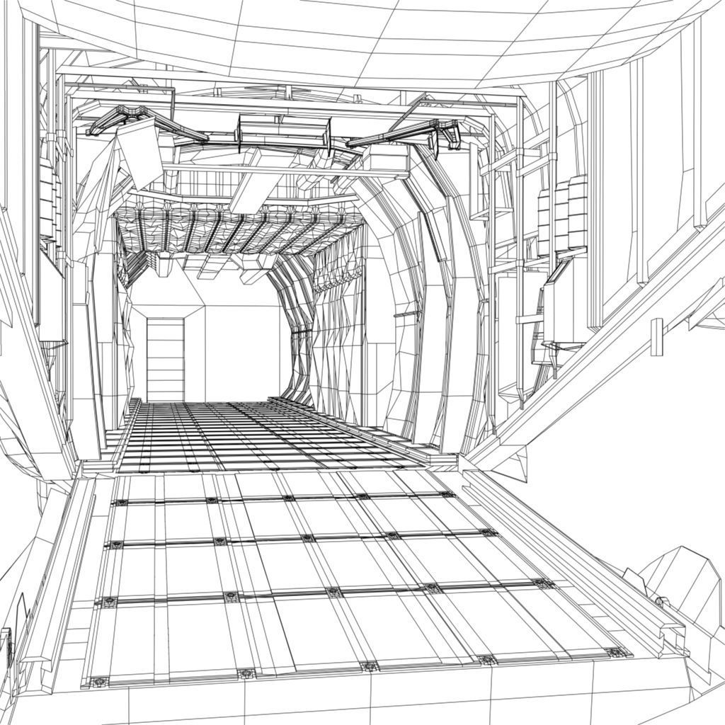 1024x1024 3d Asset Military C 130 Cargo Transport Plane Cgtrader