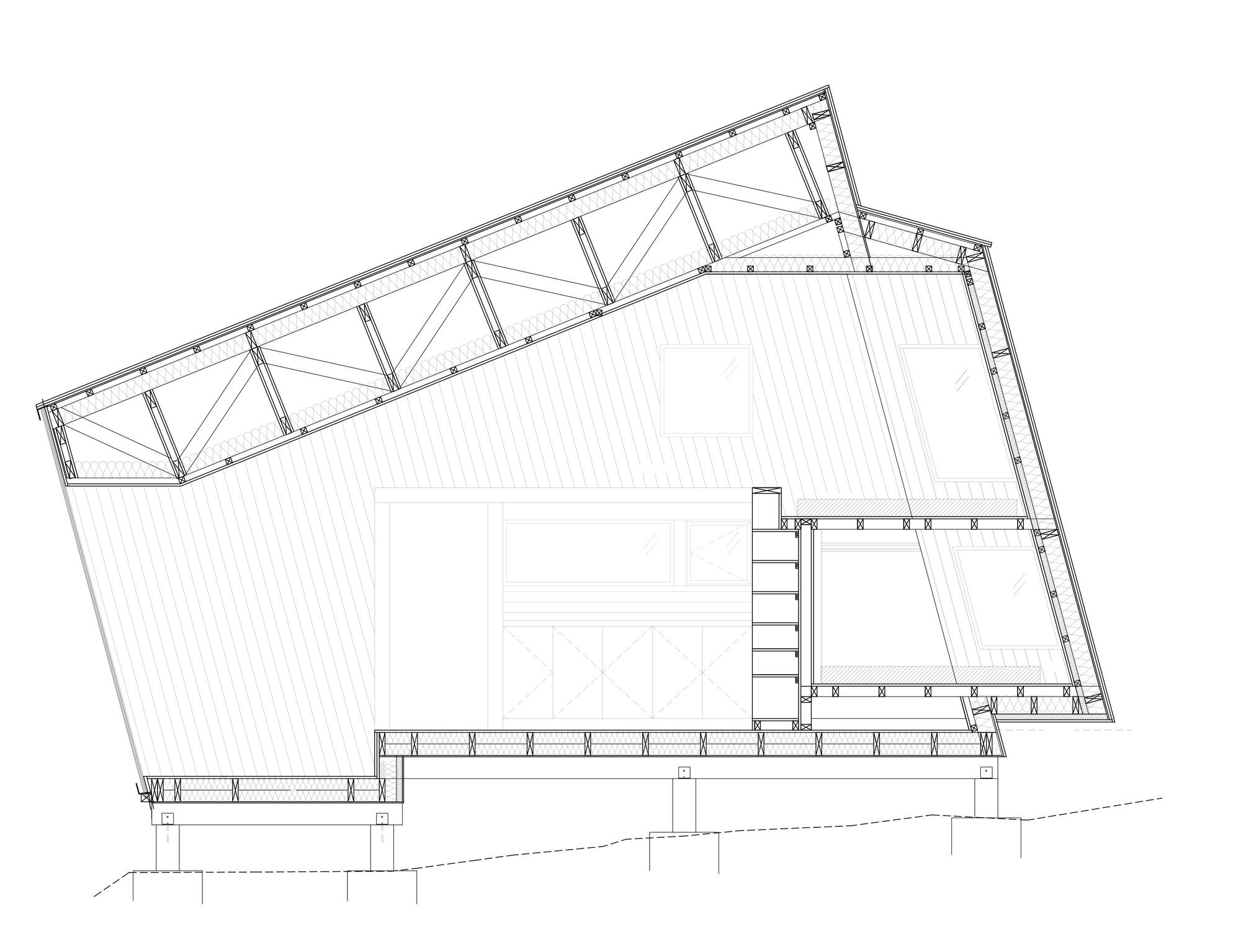 2000x1535 Gallery Of Winter Cabin In Malalcahuello Mc2 Arquitectos