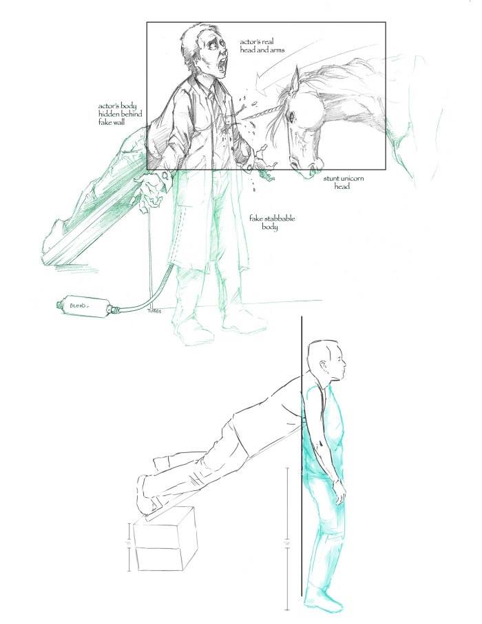 700x905 The Cabin In The Woods (2012) Unicorn Death Scene