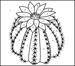 256x226 Coloring Pages Engaging Cactus Coloring Sheet Easy T Pages
