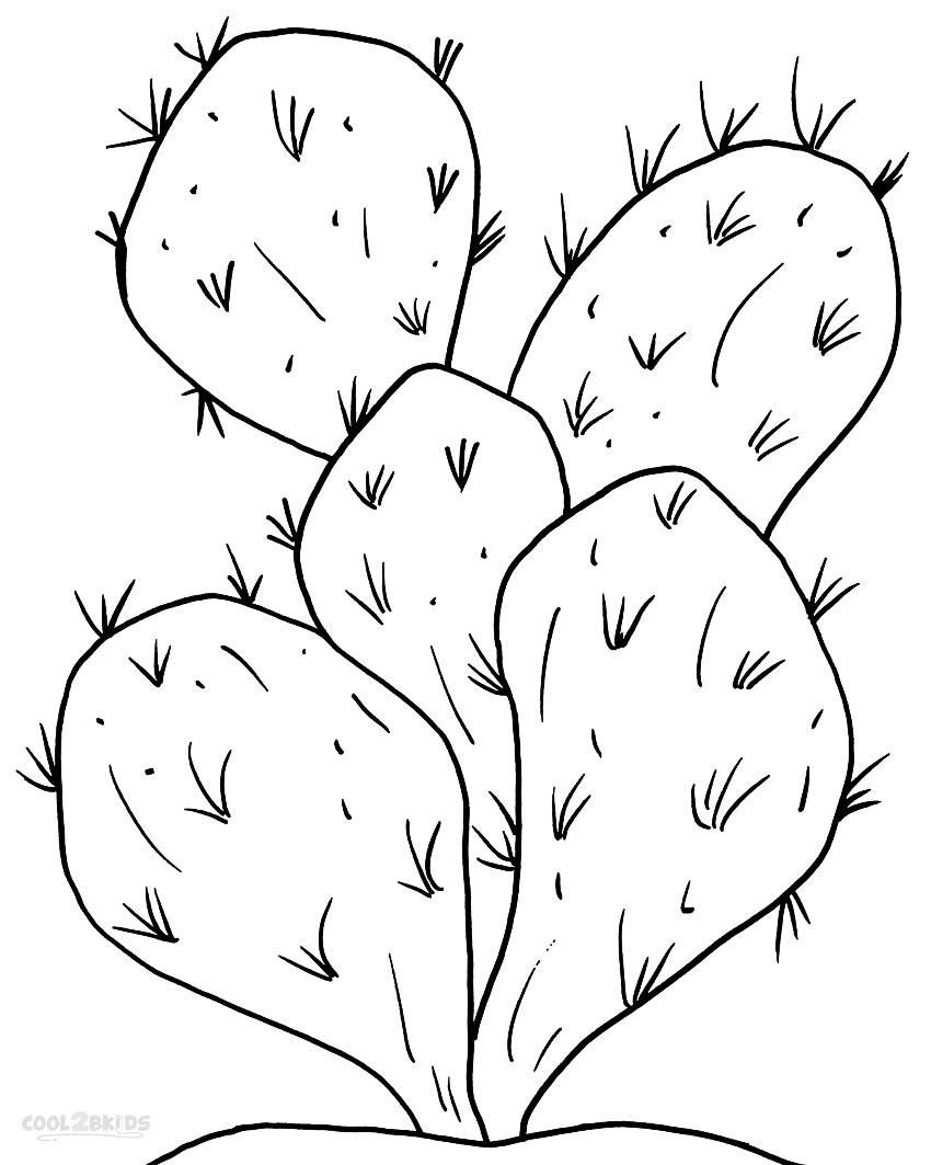 850x1063 Printable Cactus Coloring Pages For Kids Cool2bkids