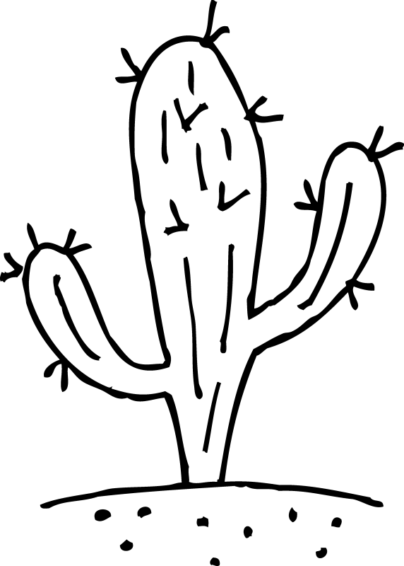 572x800 Cactus Clipart Free