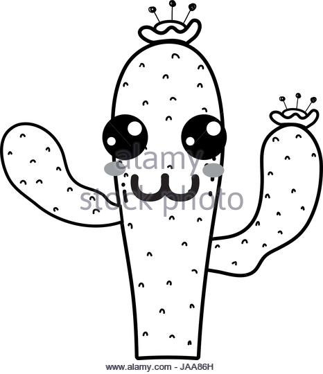466x540 Happy Cactus Drawing Stock Photos Amp Happy Cactus Drawing Stock