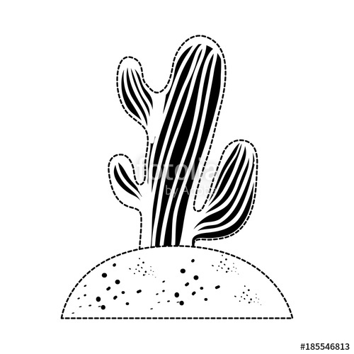 500x500 Cactus Plant Draw Stock Image And Royalty Free Vector Files