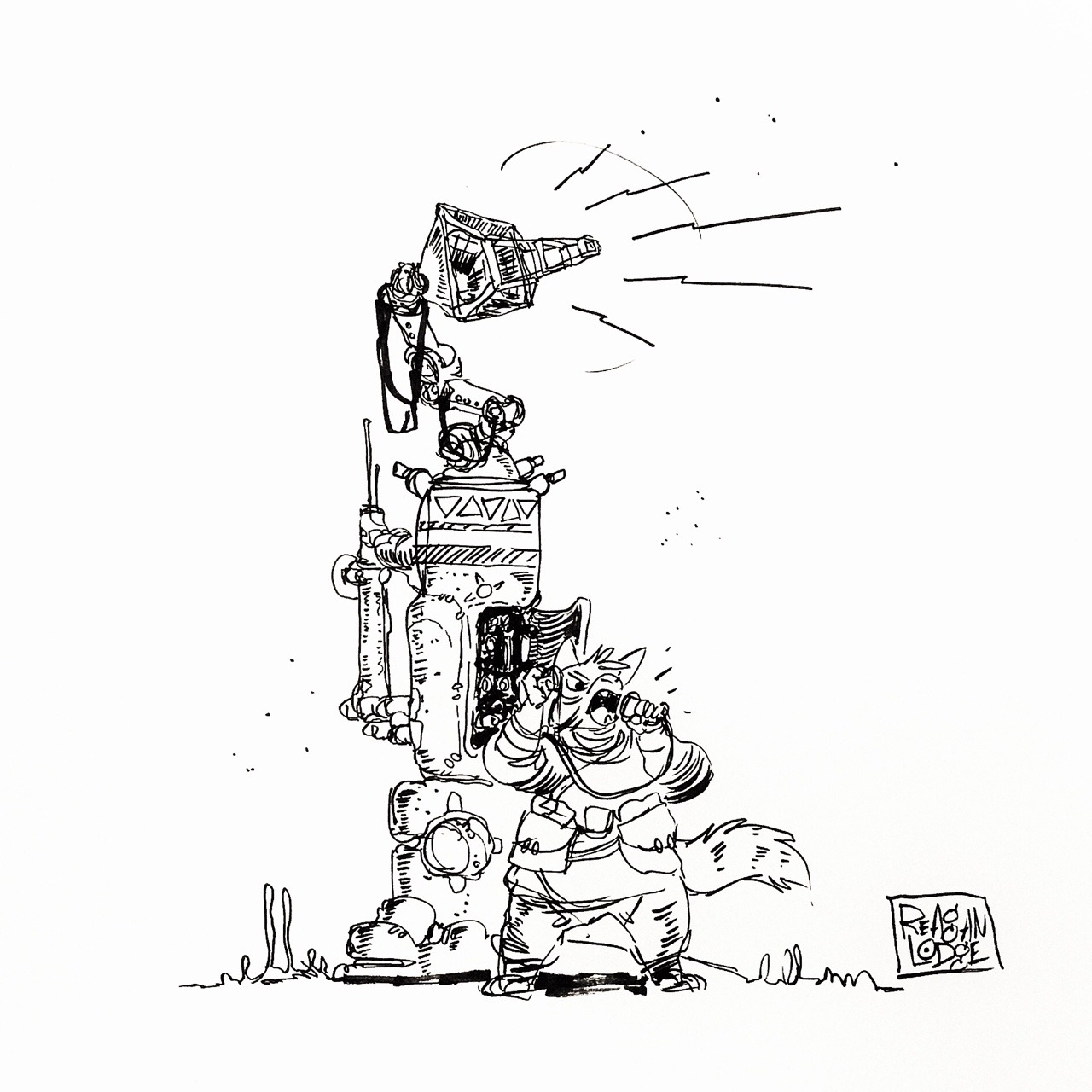 1280x1280 Reagan Lodge Art