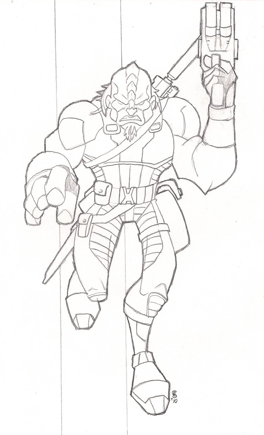 900x1481 Krish Bounty Hunter Fixed By Jediknight97 On Lineart