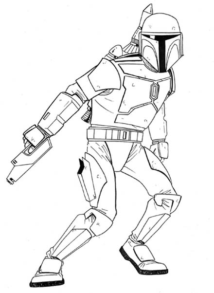 440x602 Patrick's Awesome Reviews How To Draw Jango Fett.