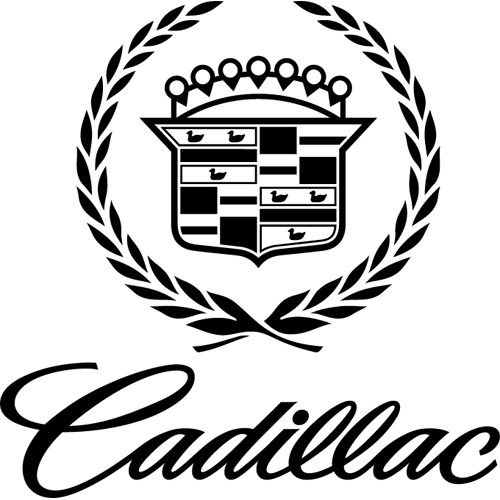 500x500 Cadillac Emblem Decal Sticker