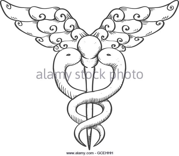 622x540 Caduceus Black And White Stock Photos Amp Images