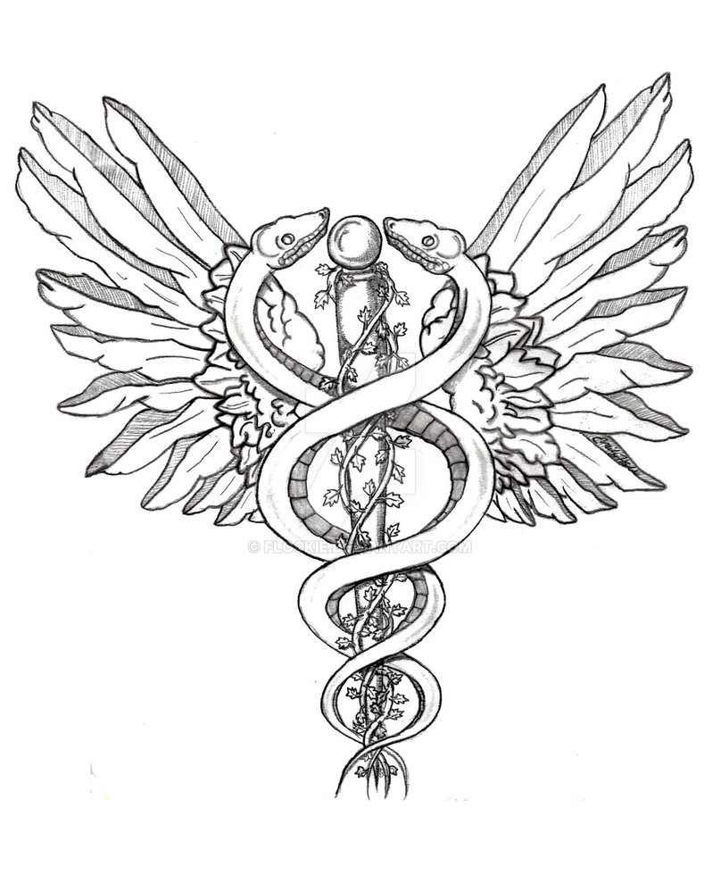 808x989 Caduceus By Flockie