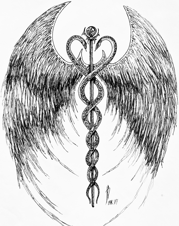 712x900 Caduceus By Kd Neeley