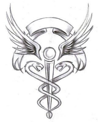 320x400 Top Celtic Caduceus Tattoo Designs Images For Tattoos