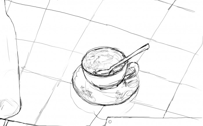 700x437 Cafe Drawings