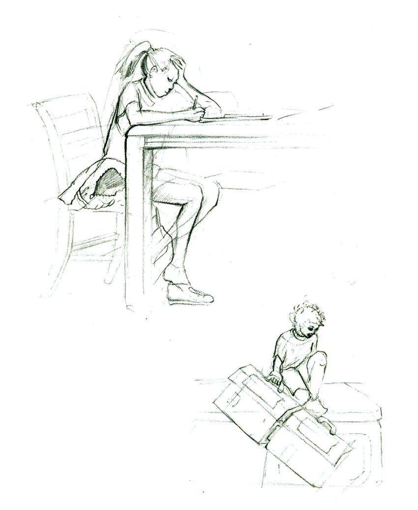 850x1037 Cafe Sketch Classwork Of Kirsten Zirngibl September 2010