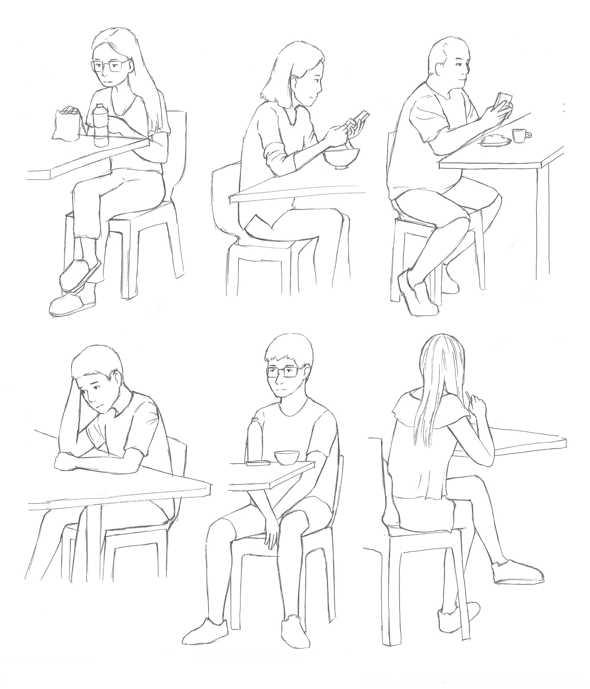 Cafeteria Drawing at GetDrawings | Free download