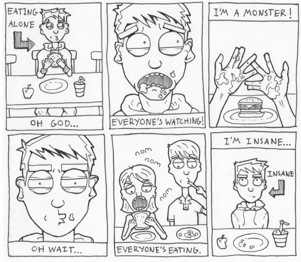 1000x871 Brad Hong Cafeteria Angst The Daily Pennsylvanian