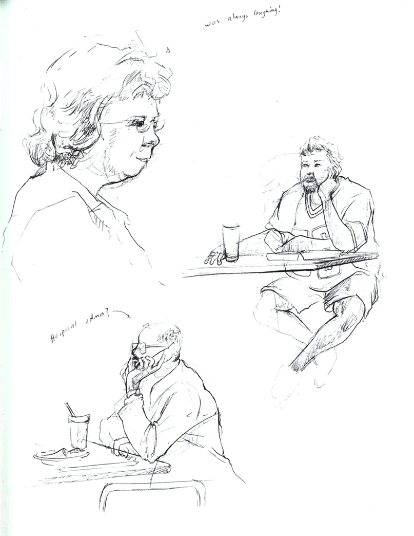 807x1043 Cafe Sketch Classwork Of Kirsten Zirngibl September 2010