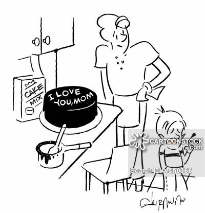 400x414 Baking A Cake Cartoons And Comics