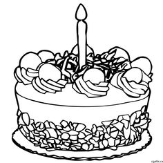 236x236 Cake Cartoon Drawing In 4 Steps With Photoshop