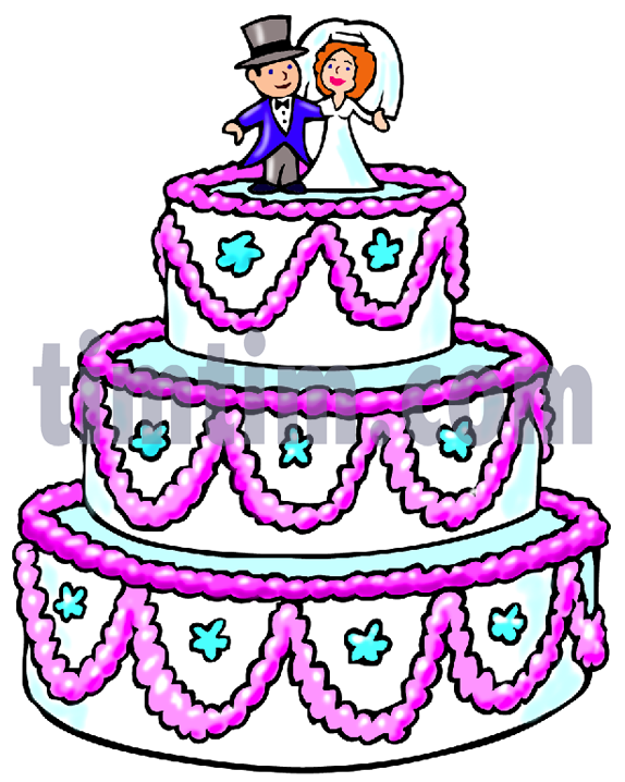574x718 Free Drawing Of A Big Wedding Cake From The Category Church