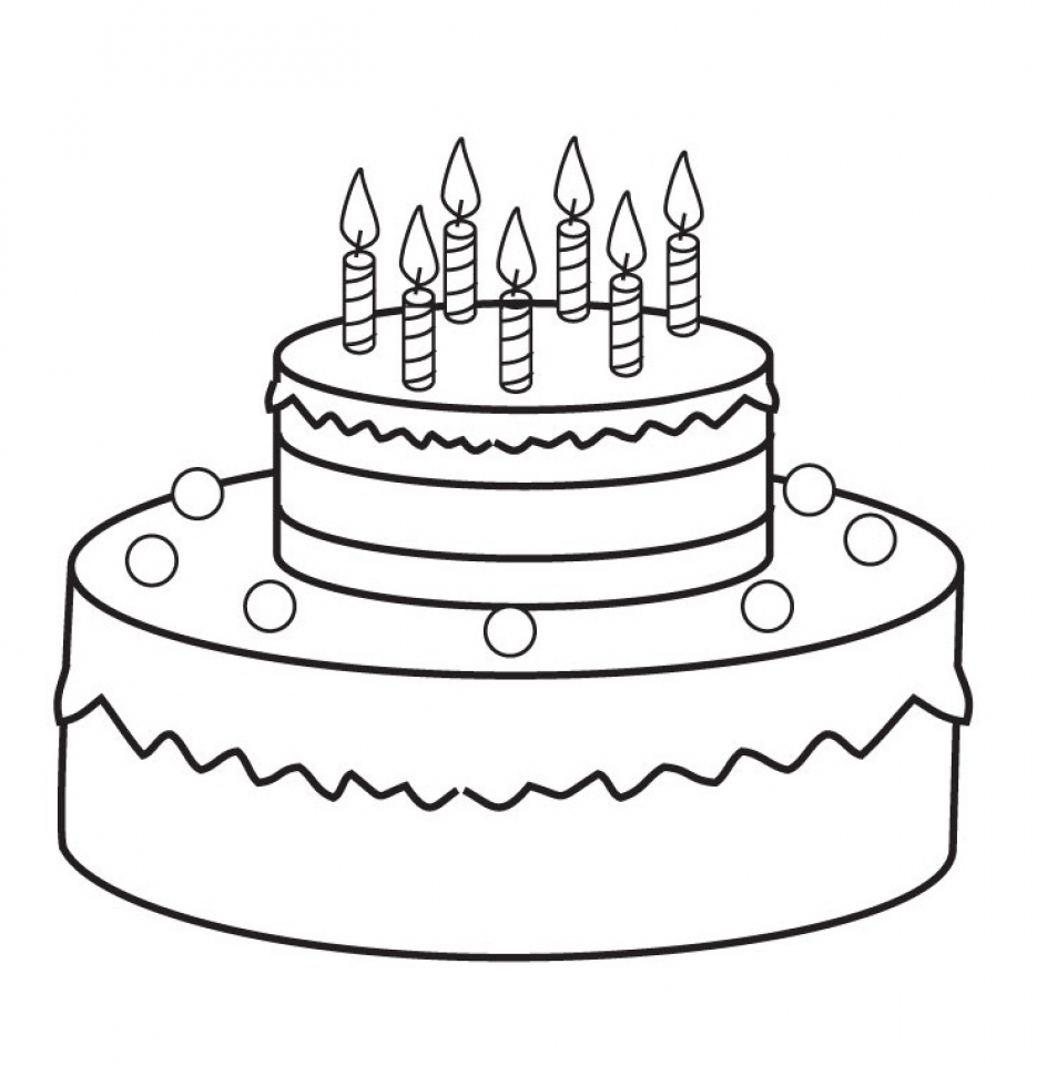 944x960 Get This Easy Printable Cake Coloring Pages For Children La4xx !