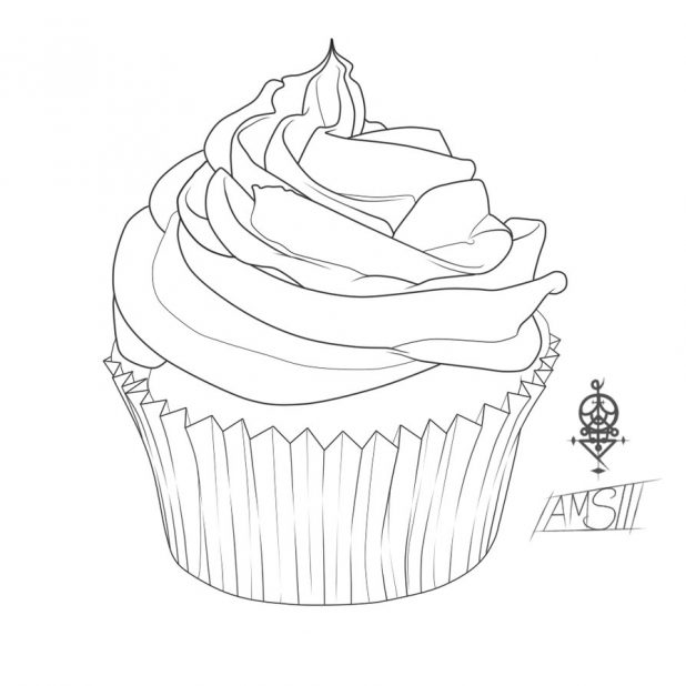 618x618 How To Draw A Cute Cake Step By Step Easy Celebrating 300k